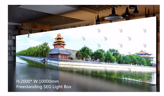 Tissu textile rétro-éclairé 150GSM/160GSM/180GSM/200GSM/270GSM Tissu de sublimation Tissu Seg de caisson lumineux rétro-éclairé